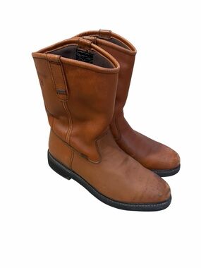 Wolverine Goretex W02570 Durashock Leather Pull on Work Boots Mens 13M Brown